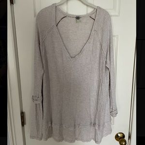 Free People Oatmeal tunic